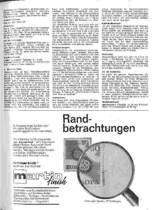 Vorschauseite 4: Kleine Arzneimittelkunde für die Schwester 34. Folge: VIII. Diuretisch wirkende Medikamente (Fortsetzung)