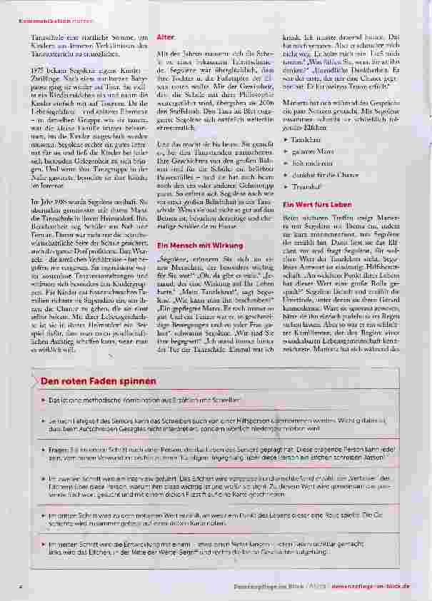 Vorschauseite 2: Bedeutende Stationen eines Lebens