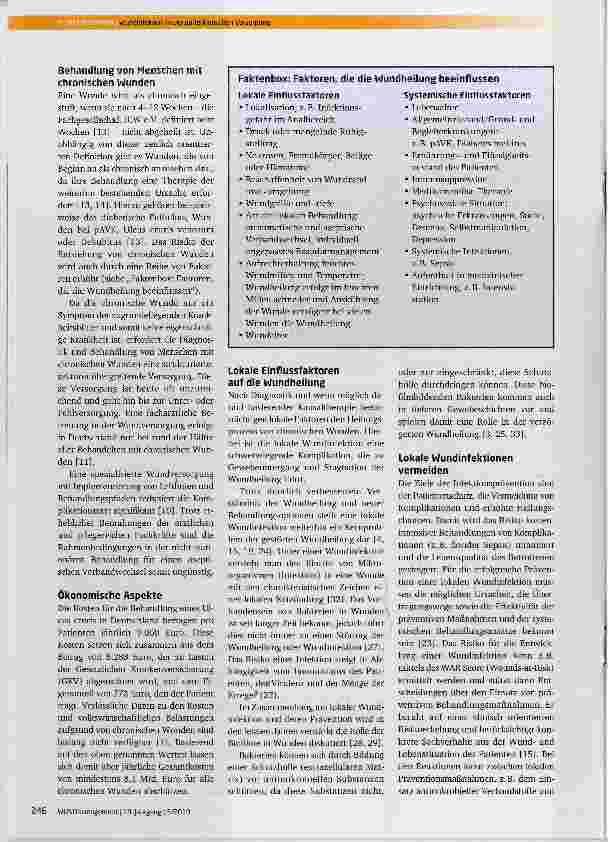 Vorschauseite 3: Versorgung von Menschen mit chronischen Wunden Fokus Wundinfektion in der außerkiinischen Versorgung