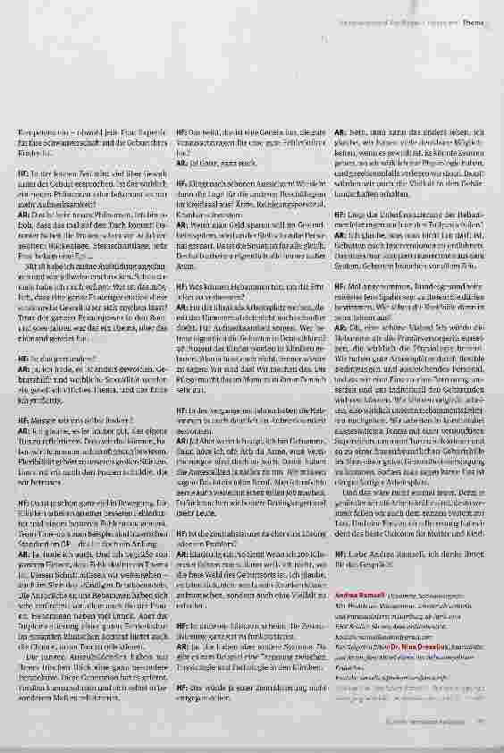Vorschauseite 2: Wir können eine gute Versorgung bezahlen