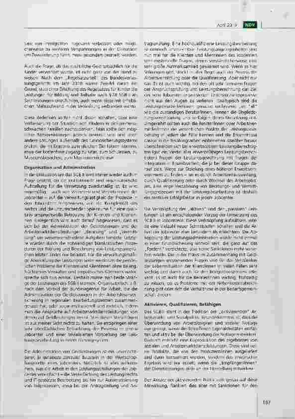 Vorschauseite 5: Dauerbaustelle SGB II eine kleine Begehung