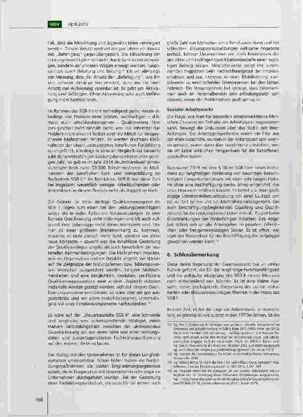 Vorschauseite 6: Dauerbaustelle SGB II eine kleine Begehung