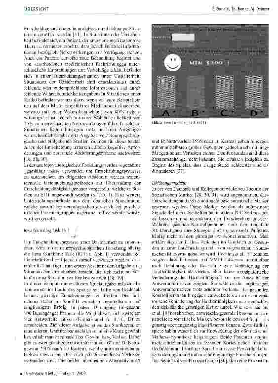 Vorschauseite 4: Wie treffen Patienten nach einem Schädelhirntrauma Entscheidungen?