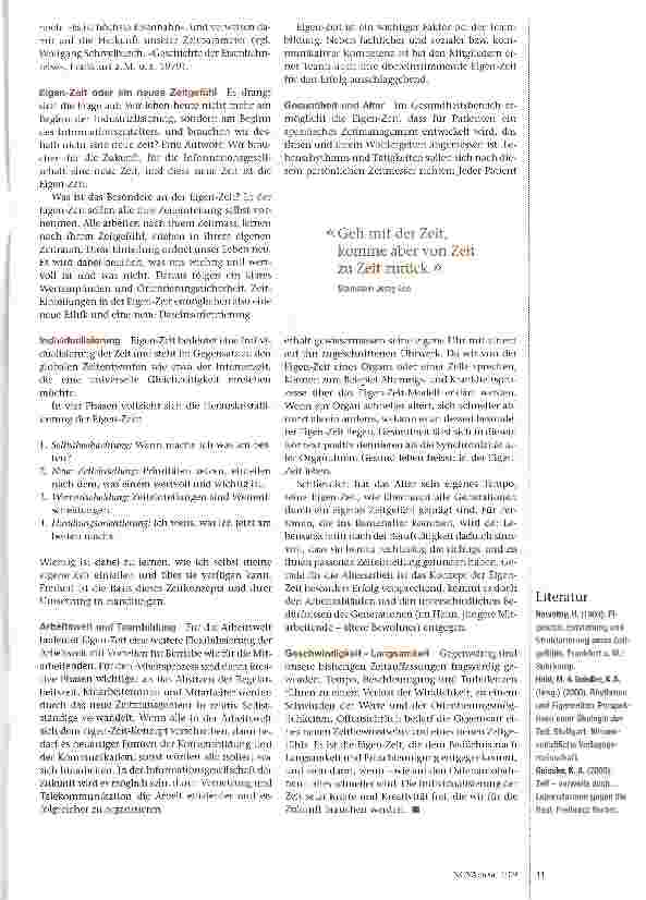 Vorschauseite 3: Alterszeit Eigenzeit