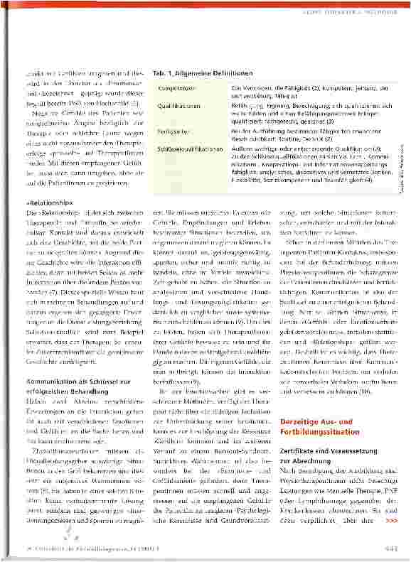 Vorschauseite 2: Physiotherapeutlnnen sind Dienstleister