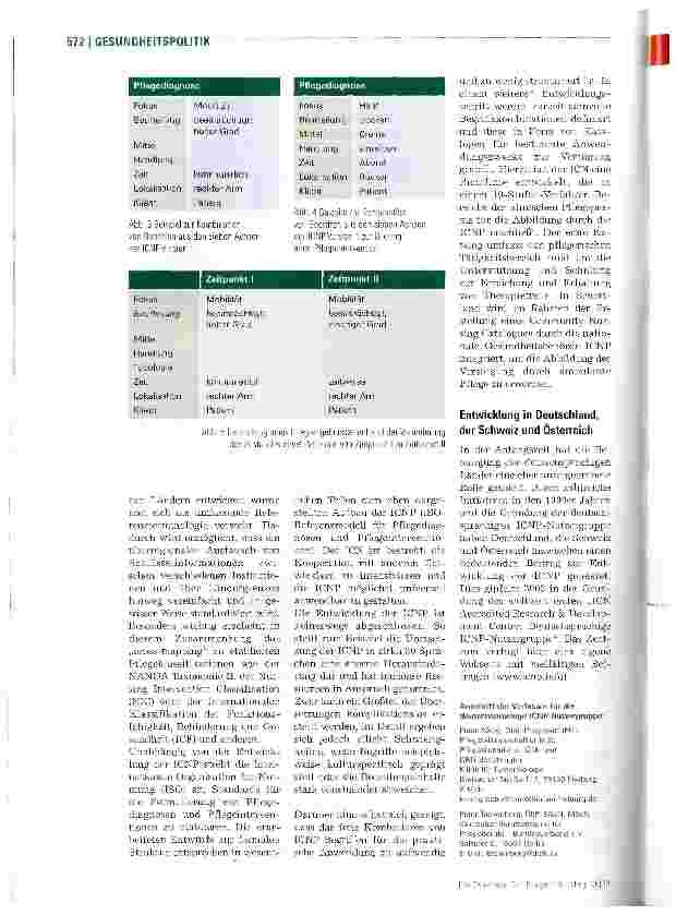 Vorschauseite 5: ICNP erleichtert internationalen Austausch von Pflegeinformationen