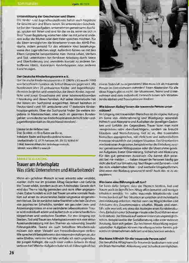 Vorschauseite 1: Was stärkt Unternehmen und Mitarbeitende?