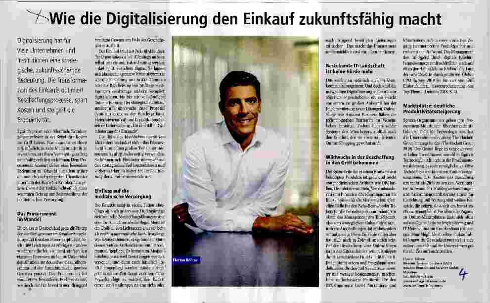 Vorschauseite 1: Wie die Digitalisierung den Einkauf zukunftsfähig macht