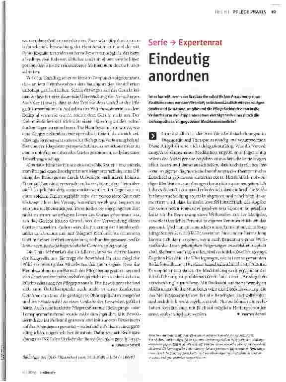 Vorschauseite 2: Rollstuhlsturz war keine Pflichtverletzung