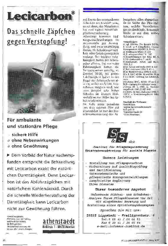Vorschauseite 3: Wer zahlt, wenns gekracht hat?