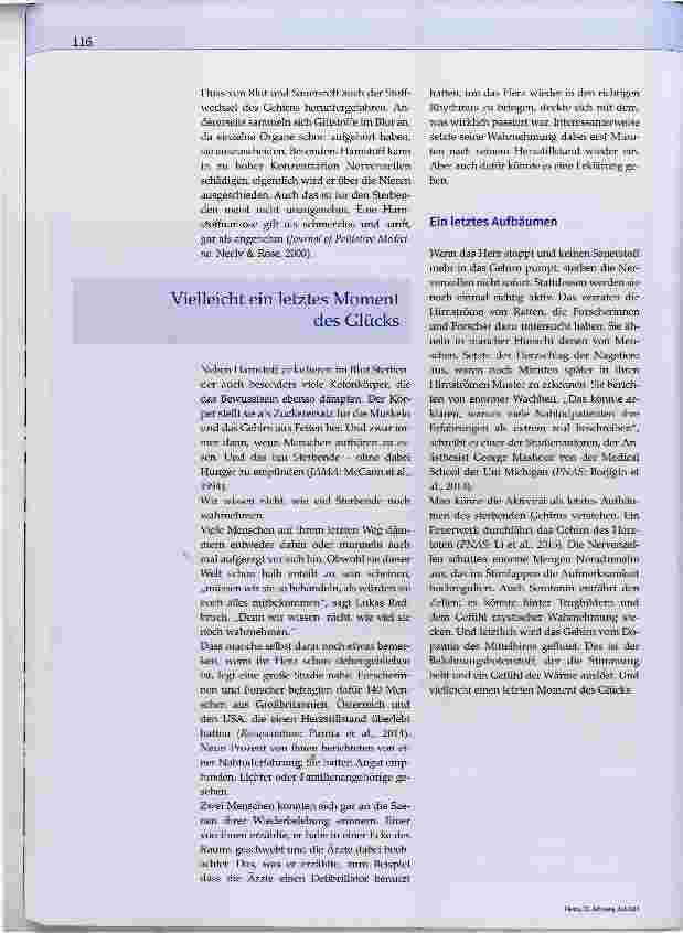 Vorschauseite 3: Tod: Das Sterben zu verstehen, kann Ängste nehmen