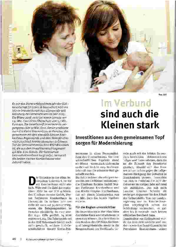 Vorschauseite 1: Im Verbund sind auch die Kleinen stark