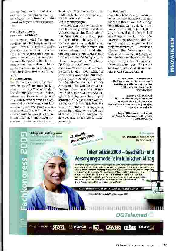 Vorschauseite 2: Markt der Ideen
