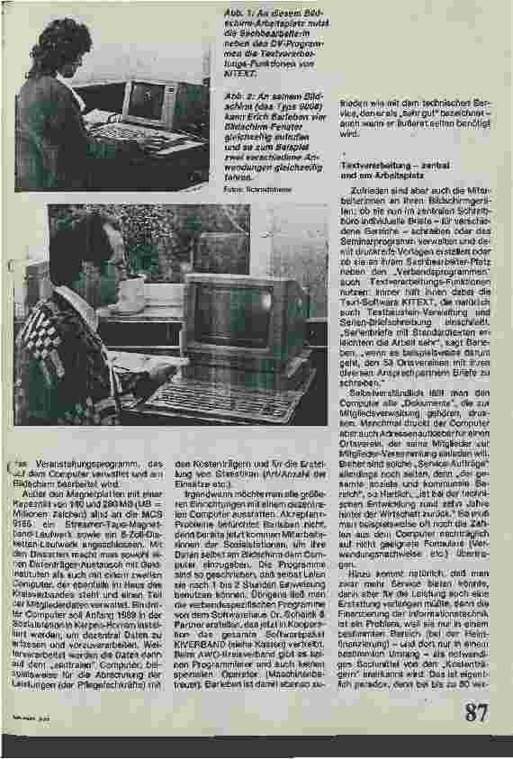 Vorschauseite 2: Der Computer sorgt für gläserne Kassen