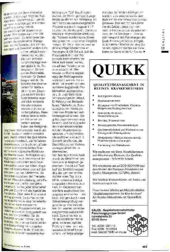 Vorschauseite 2: Nur eine Menge Papier? Einführung des Qualitätsmanagements in einer Akutklinik nach der Privatisierung