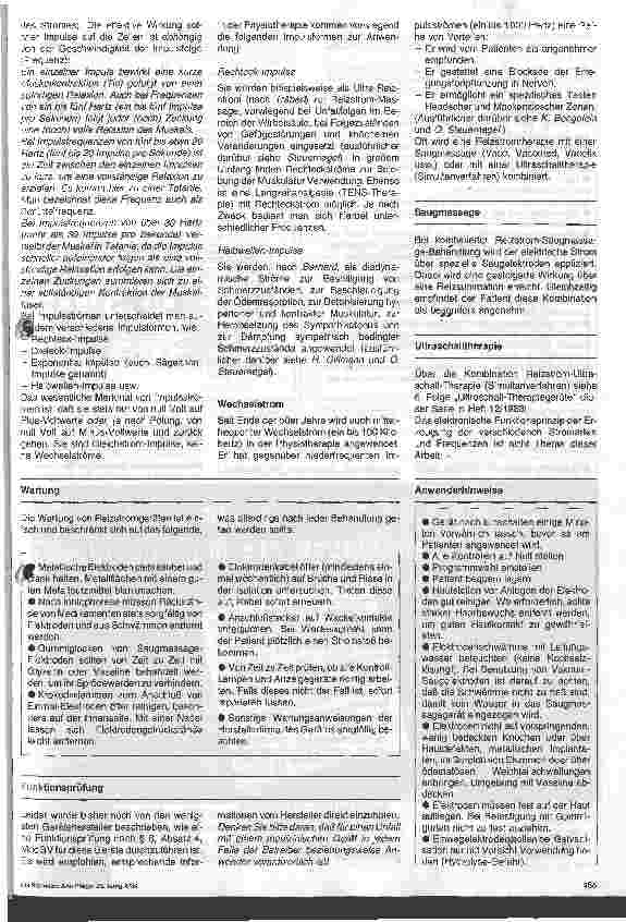 Vorschauseite 2: Medizinische Gerätekunde 9. Folge: Reizstromgeräte