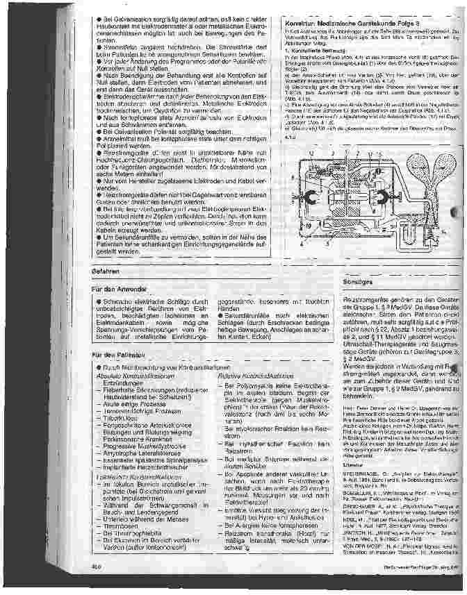 Vorschauseite 3: Medizinische Gerätekunde 9. Folge: Reizstromgeräte