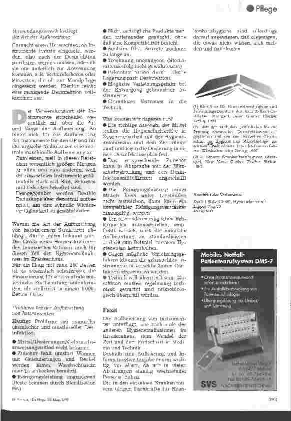 Vorschauseite 3: Die Instrumentendesinfektion
