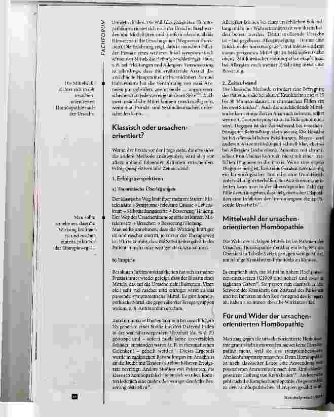 Vorschauseite 3: Klassische und ursachenorientierte Homöopathie