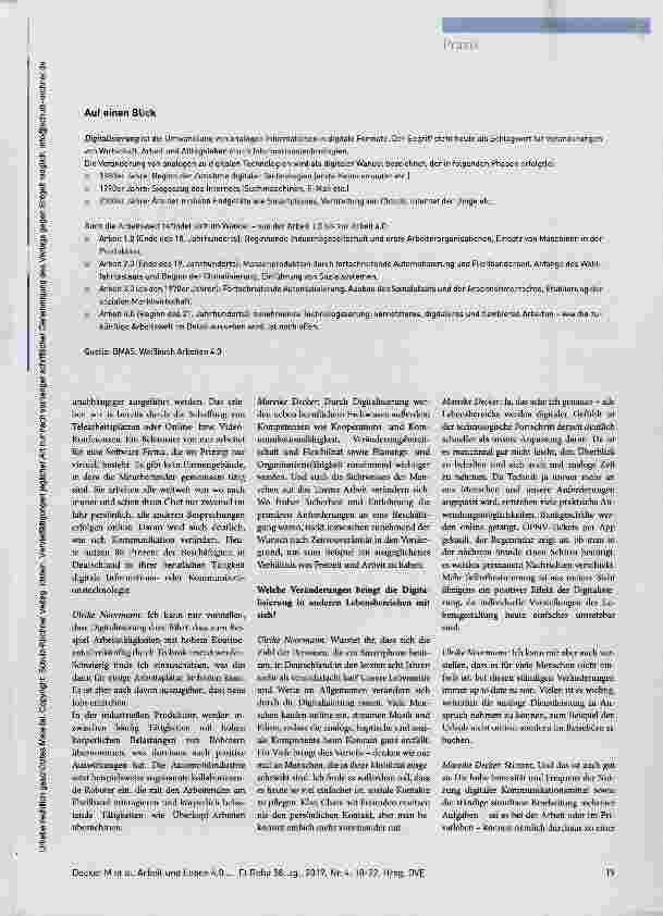 Vorschauseite 2: „Für ein zeitgemäßes ergotherapeutisches Angebot müssen wir uns mit der Digitalisierung auseinandersetzen“