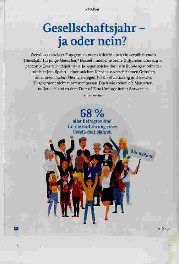 Vorschauseite 1: Gesellschaftsjahr - ja oder nein?