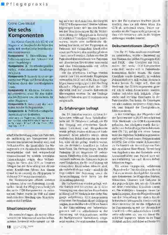 Vorschauseite 2: Auf Chronischkranke ausgerichtet