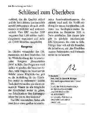 Vorschauseite 2: Schlüssel zum Überleben