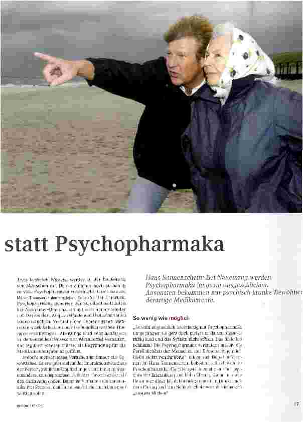 Vorschauseite 2: Mit Verhalten umgehen, statt Psychopharmaka
