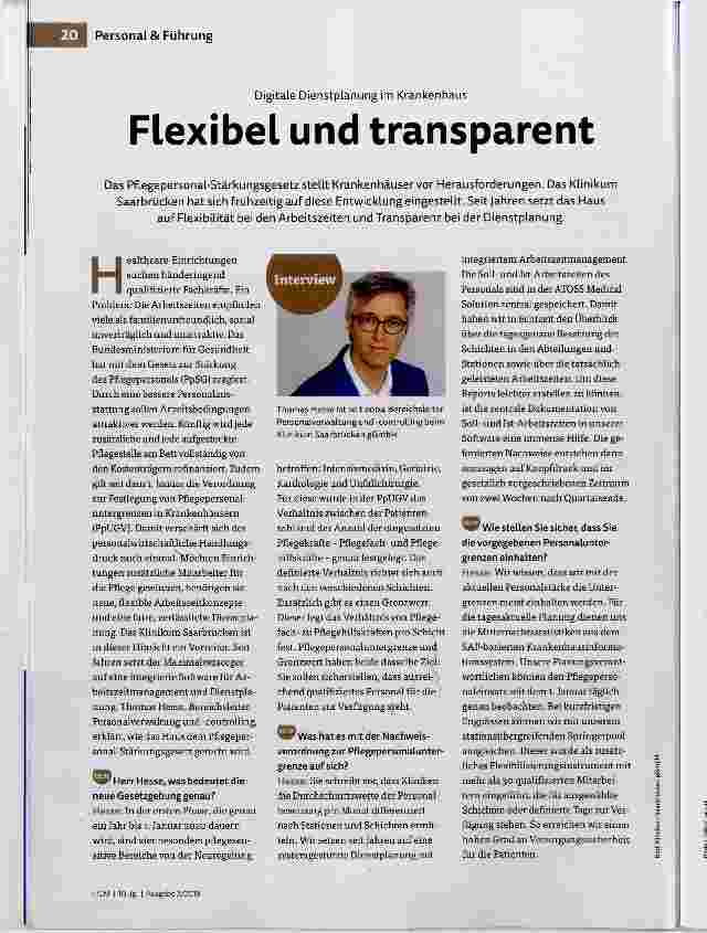 Vorschauseite 1: Flexibel und transparent