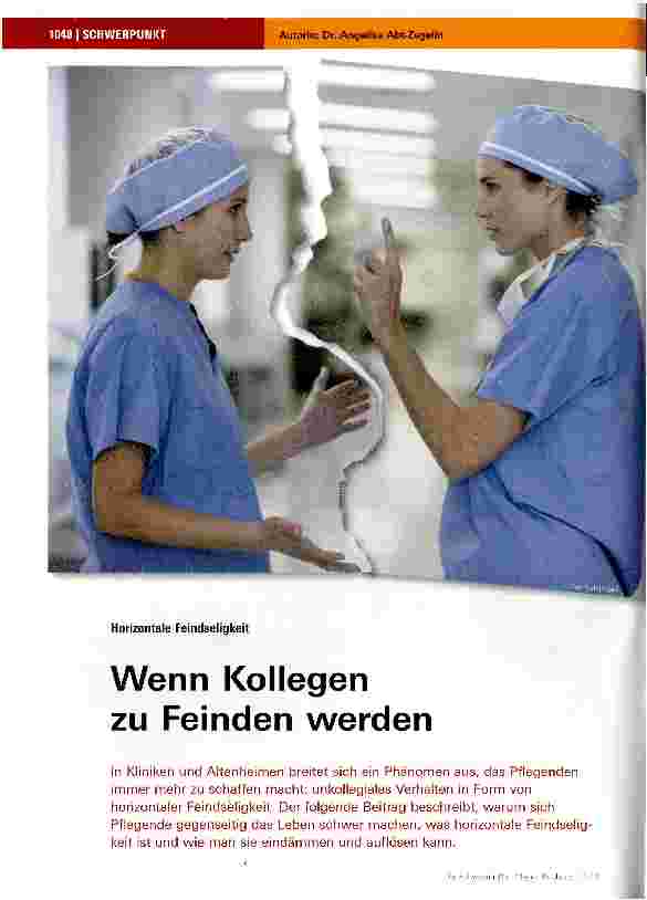 Vorschauseite 1: Wenn Kollegen zu Feinden werden