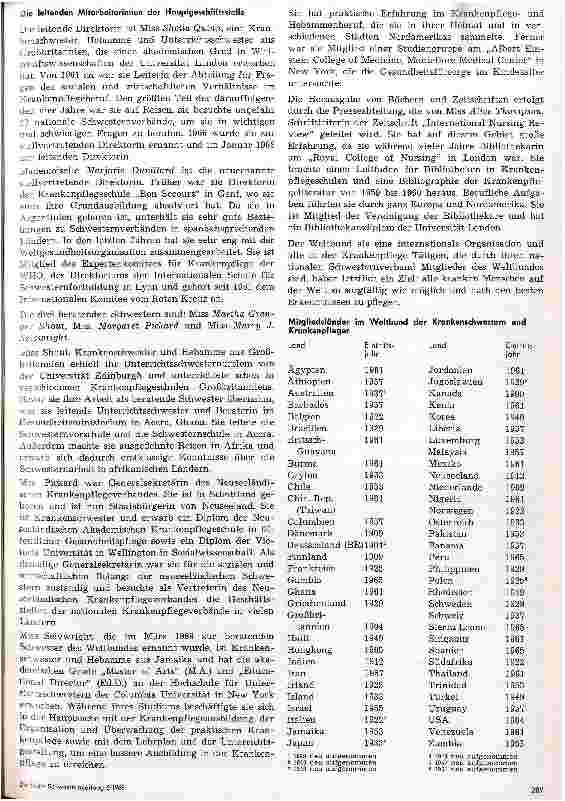 Vorschauseite 3: Weltbund der Krankenschwestern und Krankenpfleger: eine Organisation und ihr Ziel