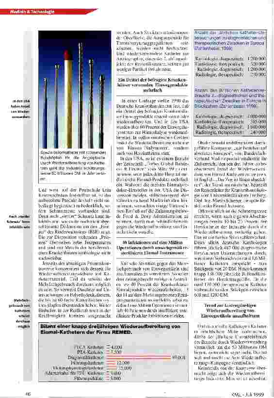 Vorschauseite 3: Der Zug ist längst abgefahren Disput um Wiederverwendung von Einmalprodukten