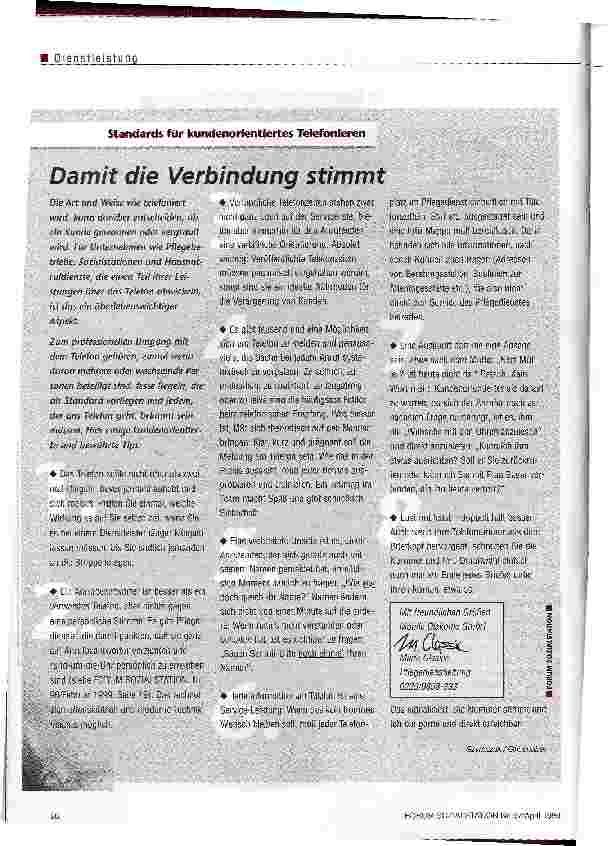 Vorschauseite 3: Kundenorientierung am Telefon Smiles and more