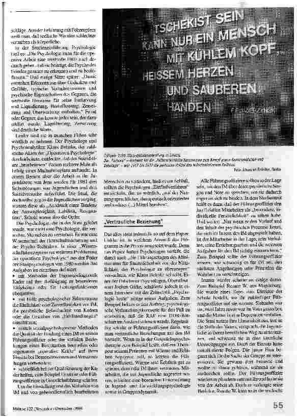 Vorschauseite 2: Die Stasi und die Seele Mißbrauch von Psychiatrie und Psychologie in der DDR