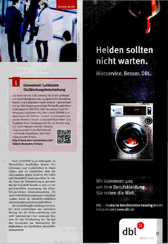 Vorschauseite 2: Gefährdungsbeurteilung für mobile Mitarbeiter