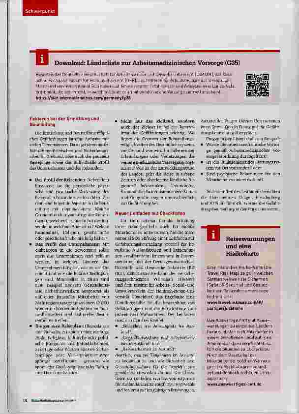 Vorschauseite 3: Gefährdungsbeurteilung für mobile Mitarbeiter