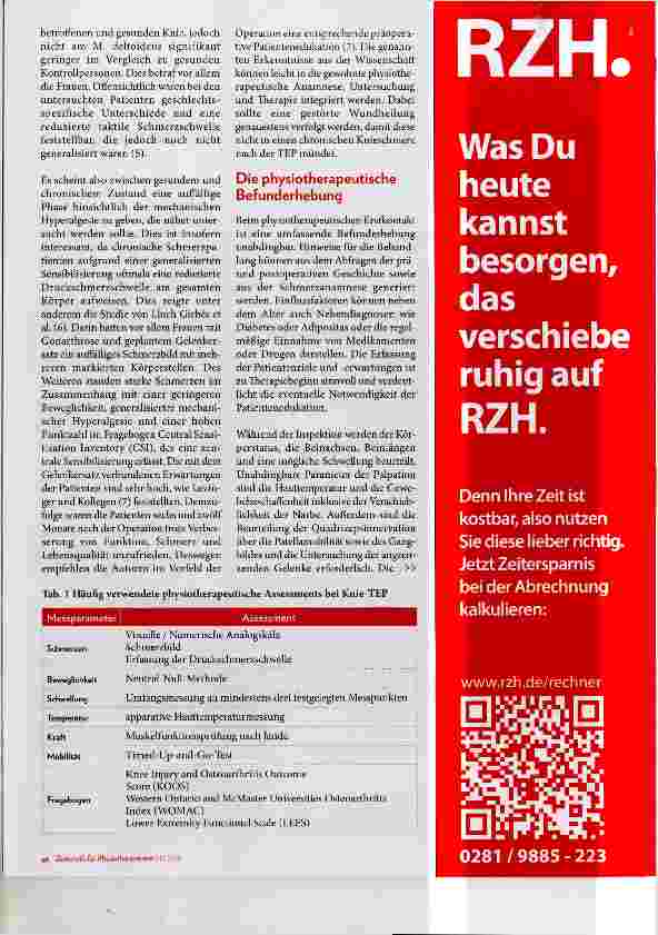 Vorschauseite 2: Die schmerzhafte Knie-TEP