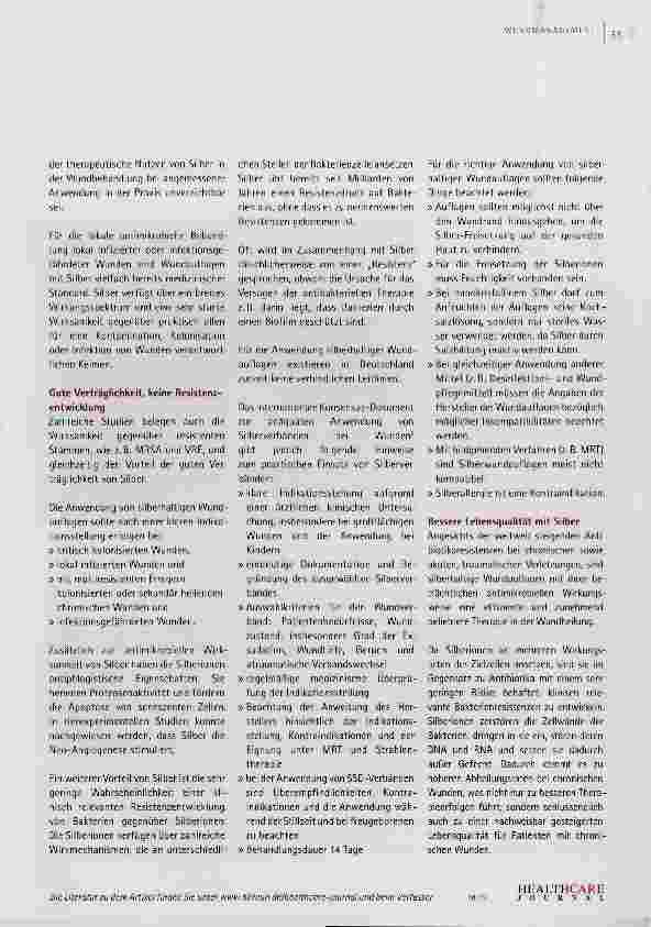 Vorschauseite 2: Silber mit Evidenz