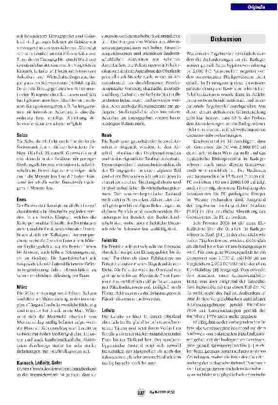 Vorschauseite 5: Kann man in Flüssen baden? Saprobiensystem versus Hygiene