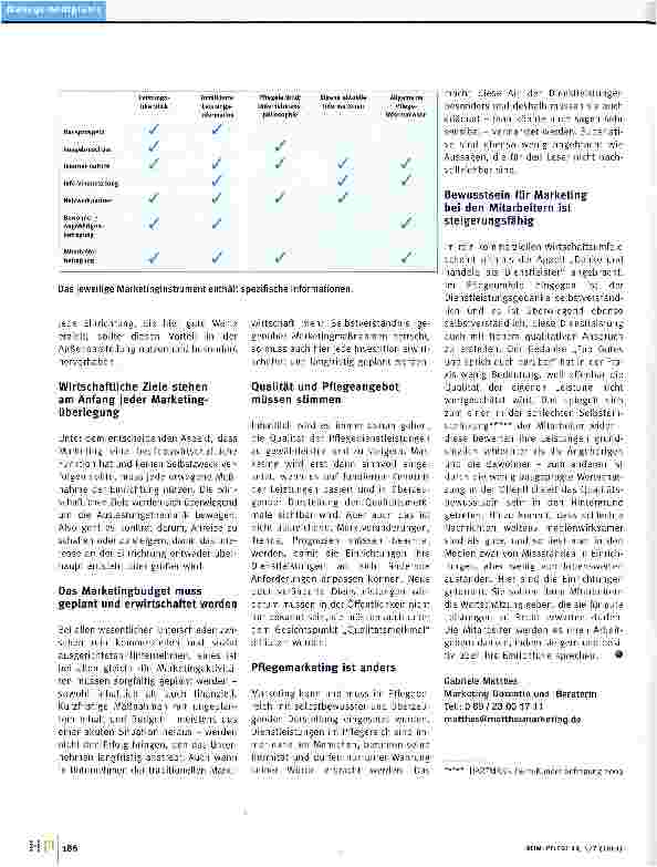 Vorschauseite 4: Marketing und seine Relevanz im PflegebereichWarum ist dieses Thema so wichtig geworden?