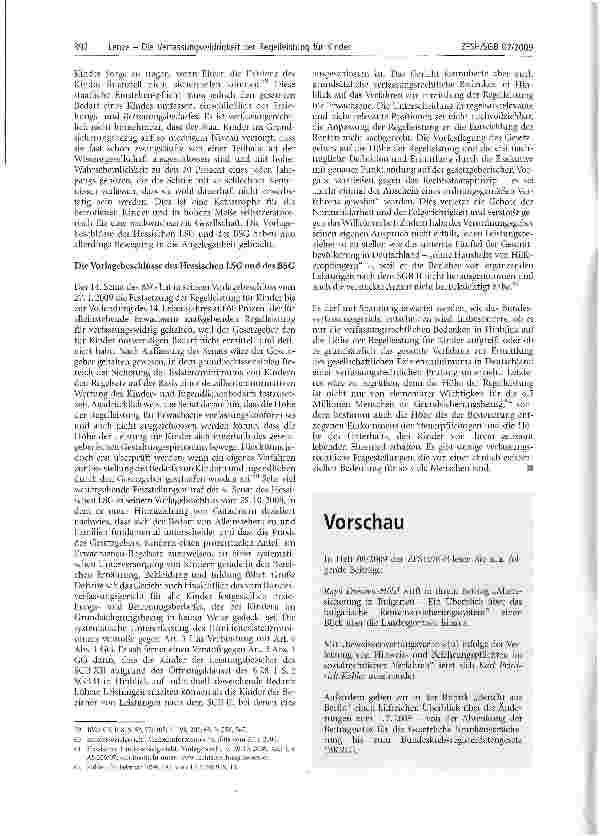 Vorschauseite 6: Die Verfassungswidrigkeit der Regelleistung für Kinder