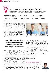 Vorschauseite 1: "Vom Helfer zum Pflegestudenten: Wie eine Hochschule um Männer wirbt"