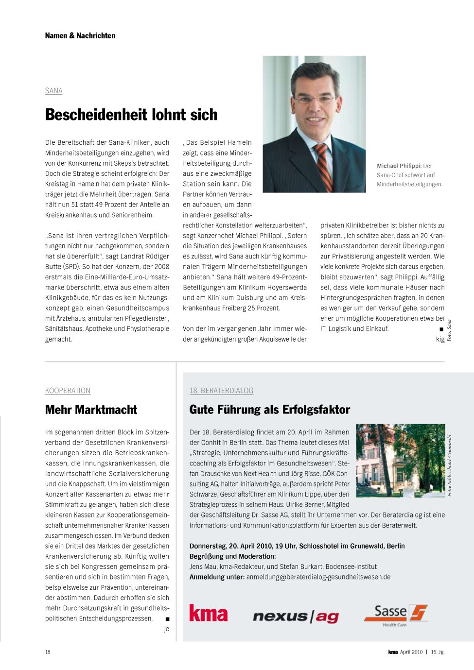 Vorschauseite 1: Gute Führung als Erfolgsfaktor