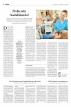 Vorschauseite 1: Profis oder Aushilfskräfte?