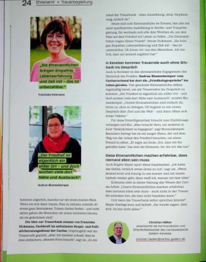 Vorschauseite 2: Wo Trauergespräche ganz natürlich entstehen