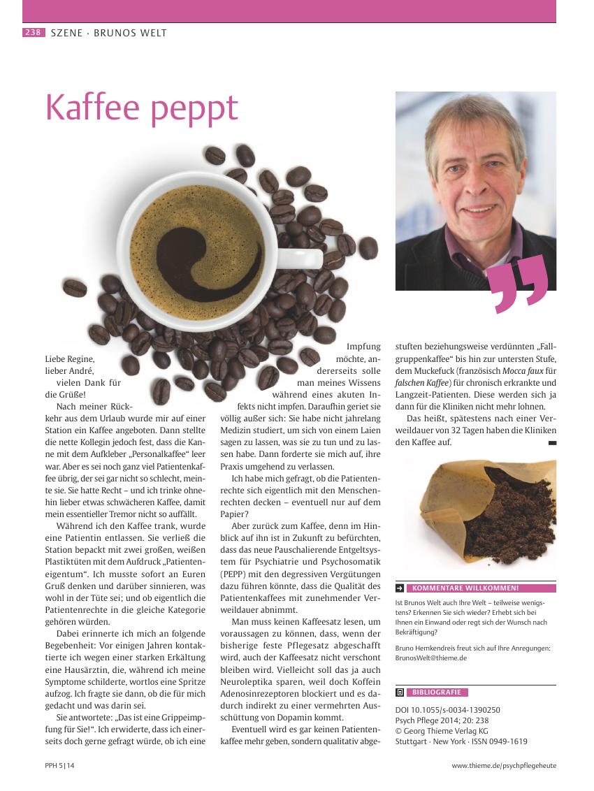 Vorschauseite 1: Kaffee peppt