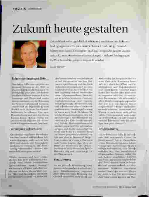 Vorschauseite 1: Zukunft heute gestalten
