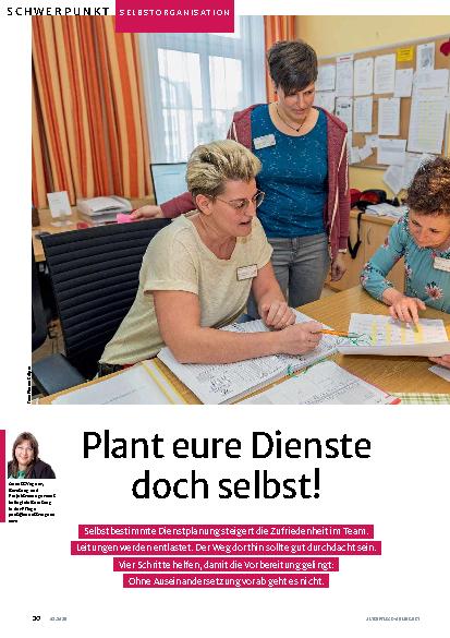 Vorschauseite 1: Plant eure Dienste doch selbst!