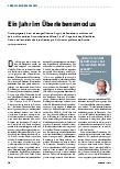 Vorschauseite 1: Ein Jahr im Überlebensmodus