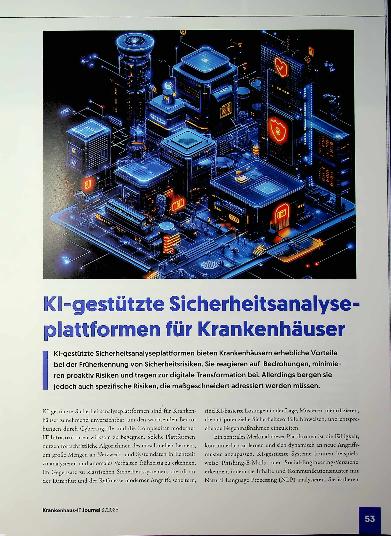 Vorschauseite 1: Kl-gestützte Sicherheitsanalyseplattformen für Krankenhäuser